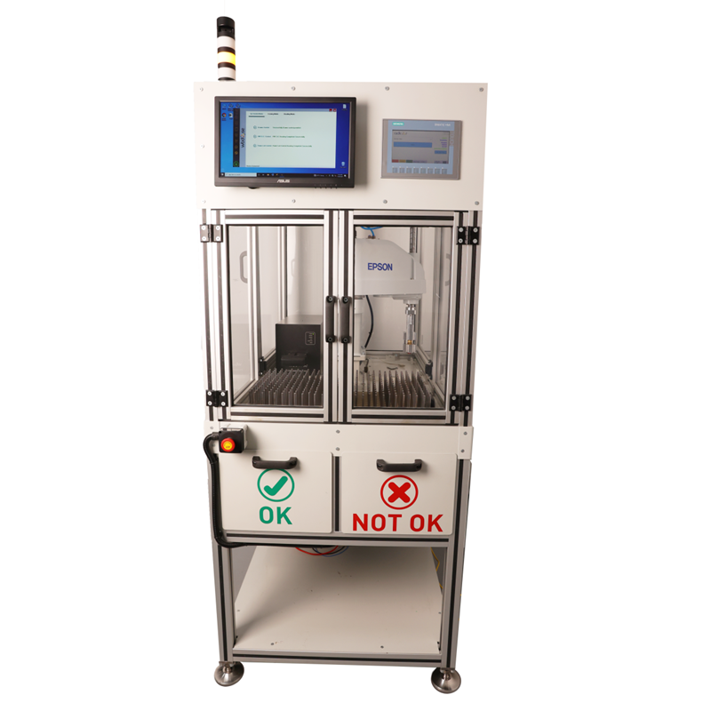 Hệ thống robot tự động đọc liều kế cá nhân