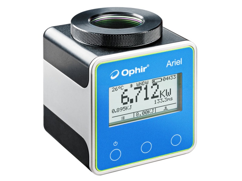 Cảm biến đo công suất laser với màn hình tích hợp Ariel