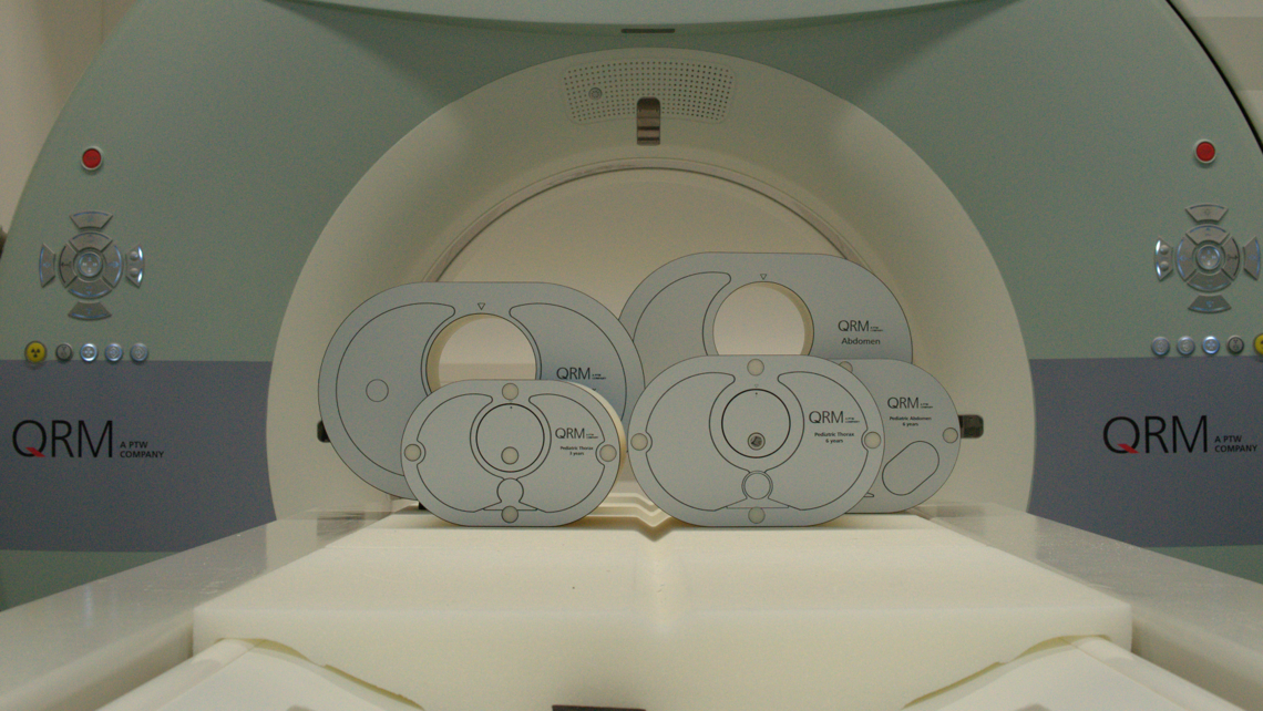Phantom mô phỏng lồng ngực và bụng trẻ em